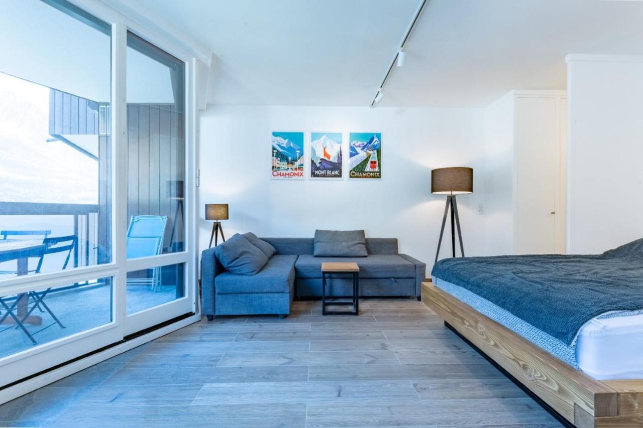 Charming Studio With Balcony And View In Chamonix Exterior foto